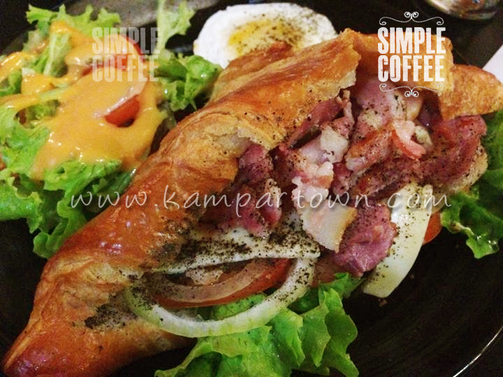 Croissant Sandwich Simple Coffee Cafe Kampar